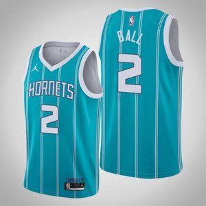 Men's Charlotte Hornets LaMelo Ball Blue Jerse